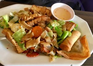 Pad Se Lew  at Red Curry Vegan Kitchen in Flagstaff