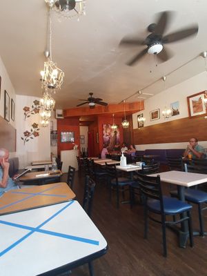 Dining Room (at 50%capacity during covid) at Red Curry Vegan Kitchen in Flagstaff