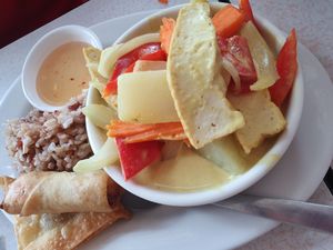 Yellow Curry-- so good!!  at Red Curry Vegan Kitchen in Flagstaff