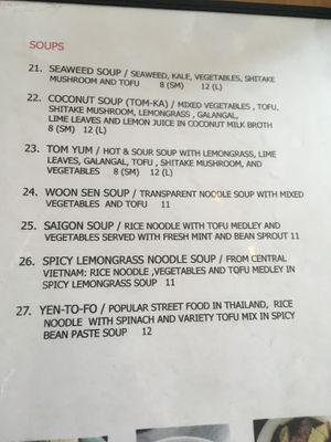 Menu at Red Curry Vegan Kitchen in Flagstaff