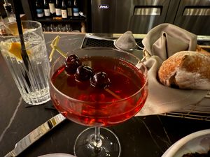 Manhattan Cocktail at The Regent in Saratoga Springs