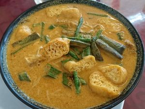 Curry Soup with Vermicelli (without dairy milk & egg) at You Yuen Vegetarian in Kota Kinabalu