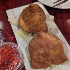 Vegetable Samosa at Cafe India  in Maynard