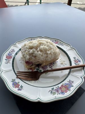 Blueberry scone  at MangiaFoglie  in Long Beach