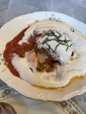 PARMIGIANA DI MELANZANE  at MangiaFoglie  in Long Beach