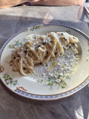 Cacio e quttro pepperoni   at MangiaFoglie  in Long Beach