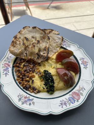 Brunch- egg plate 😍  at MangiaFoglie  in Long Beach