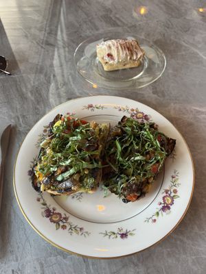 And a strawberry mini loaf 🍓  at MangiaFoglie  in Long Beach