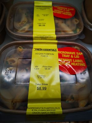 Pumpkin Pasta at The Malibu Market in Rockingham