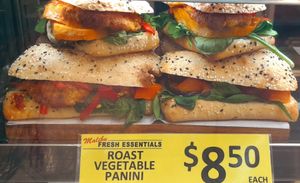 Vegan Panini at The Malibu Market in Rockingham