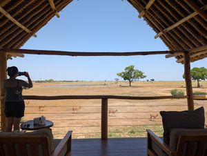 Watch tower at Satao Camp in Tsavo