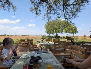 Lunch place at Satao Camp in Tsavo