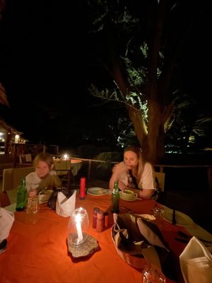 Dinner tables at Satao Camp in Tsavo