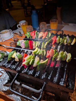 BBQ night for vegans! at Satao Camp in Tsavo