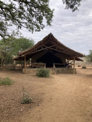 Our tent/lodge  at Satao Camp in Tsavo