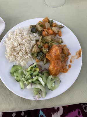 Lunch  at Satao Camp in Tsavo