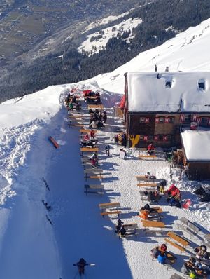 Bird's eye view   at Wormser Hütte in Schruns