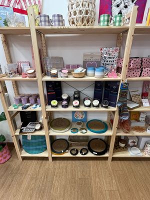 Some of the shelves in the shop at Hell Yeah in Perth