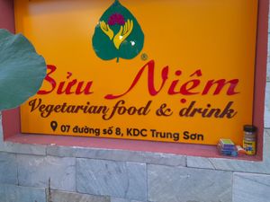 Sign at Bửu Niệm in Ho Chi Minh City