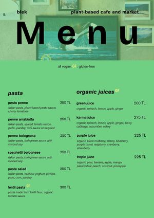  at blek ● coffee and plant based food in Bodrum