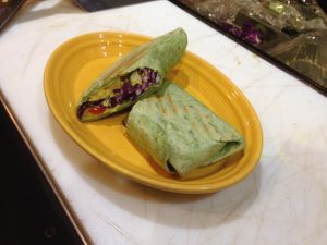 'save the chicken' salad wrap  at Edna's of Asheville in Asheville