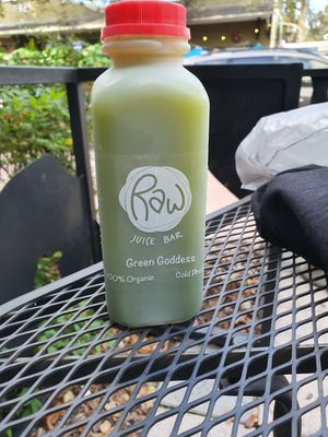 Green goddess at Raw Juice Bar in Orlando