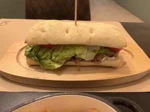 Bocadillo heura  at El Indicado in Barcelona