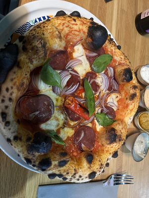 O salame mio  at Veganoven in Erlangen