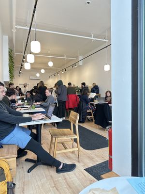 Interior, midday weekend  at Jadu in Boston