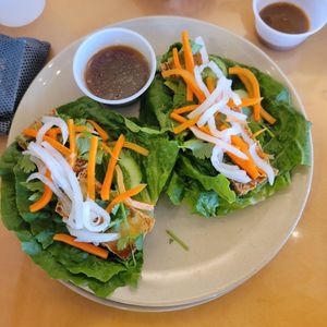 Lettuce Wraps with Tofu at Pho Sure in Raleigh