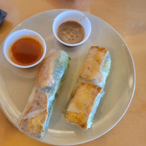Spring Rolls with Tofu at Pho Sure in Raleigh