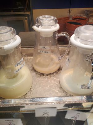 Soymilk at Restaurant Cafe Ceres in Narita