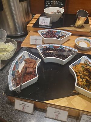 Korean sides at Restaurant Cafe Ceres in Narita