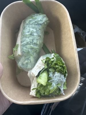 Tofu spring rolls  at Ginger & Spice  in Prosper