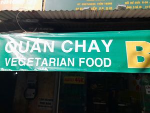 It's vegan. Not vegetarian at Bình An in Ho Chi Minh City