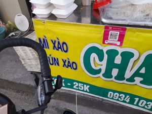 Stall at Bun Xao - Mì Xao Chay in Ho Chi Minh City
