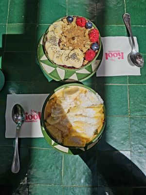Açai and Exotic Smoothie Bowls at Kool Smoothie Gueliz Marrakech  in Marrakech