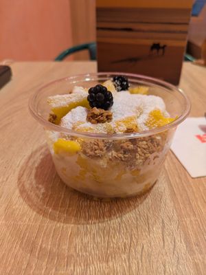 Exotic smoothie bowl at Kool Smoothie Gueliz Marrakech  in Marrakech