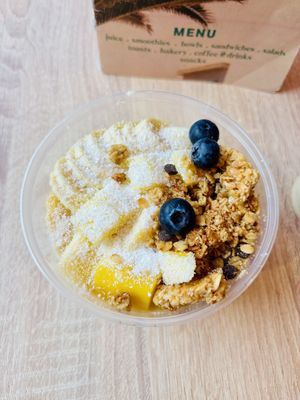 Tropical bowl  at Kool Smoothie Gueliz Marrakech  in Marrakech