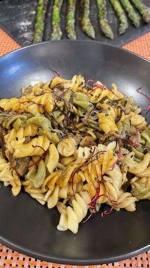 Pasta y hongos  at Balneario Areatza in Areatza