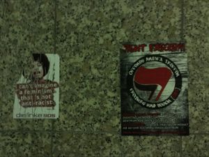 anti racist, anti facist environment at El Haso in Freiburg