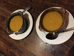 sweet potato cauliflower lentil soup at El Haso in Freiburg