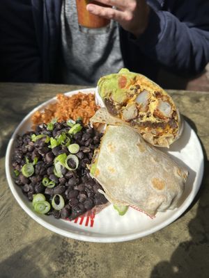 Breakfast burrito  at Breakfast Republic in Long Beach