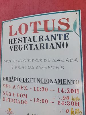  at Lotus Restaurante Vegetariano in Sao Jose Dos Campos