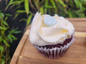 Red Velvet Cupcake at Bel's Vegan Bakes - Pop-Up in Bangor