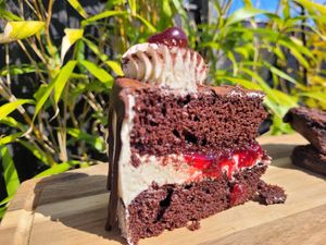 Black Forest Slice at Bel's Vegan Bakes - Pop-Up in Bangor