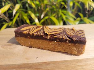 Snickers Slice at Bel's Vegan Bakes - Pop-Up in Bangor