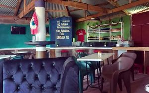 Inside Restaurant at Giriama Village Lounge in Mombasa