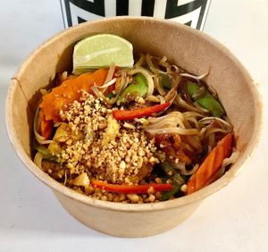 Eggless Pad Thai  at Rosa's Thai - JBR in Dubai
