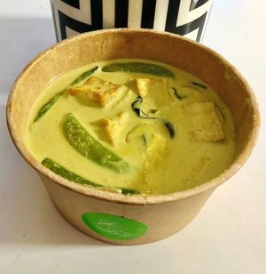 Green curry with tofu at Rosa's Thai - JBR in Dubai